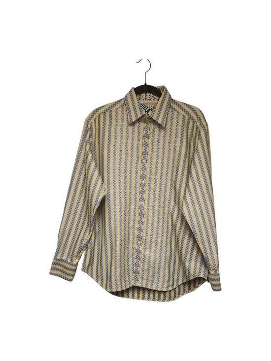 Robert Graham Tops - Robert Graham Men’s Multi-Yellow Long Sleeve Geometric Button Up Shirt Size L